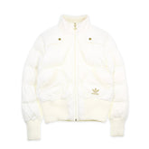 Adidas Vintage Pufferjacke - Farbe: White - Größe: M - VintageR2